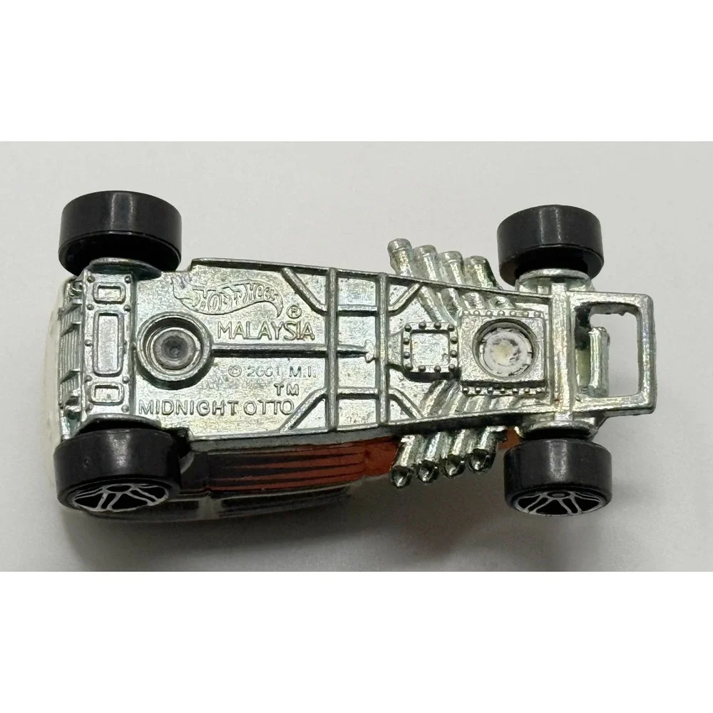 Hot Wheels‎ 2001 First Editions Midnight Otto 1:64 Diecast Car White Malaysia